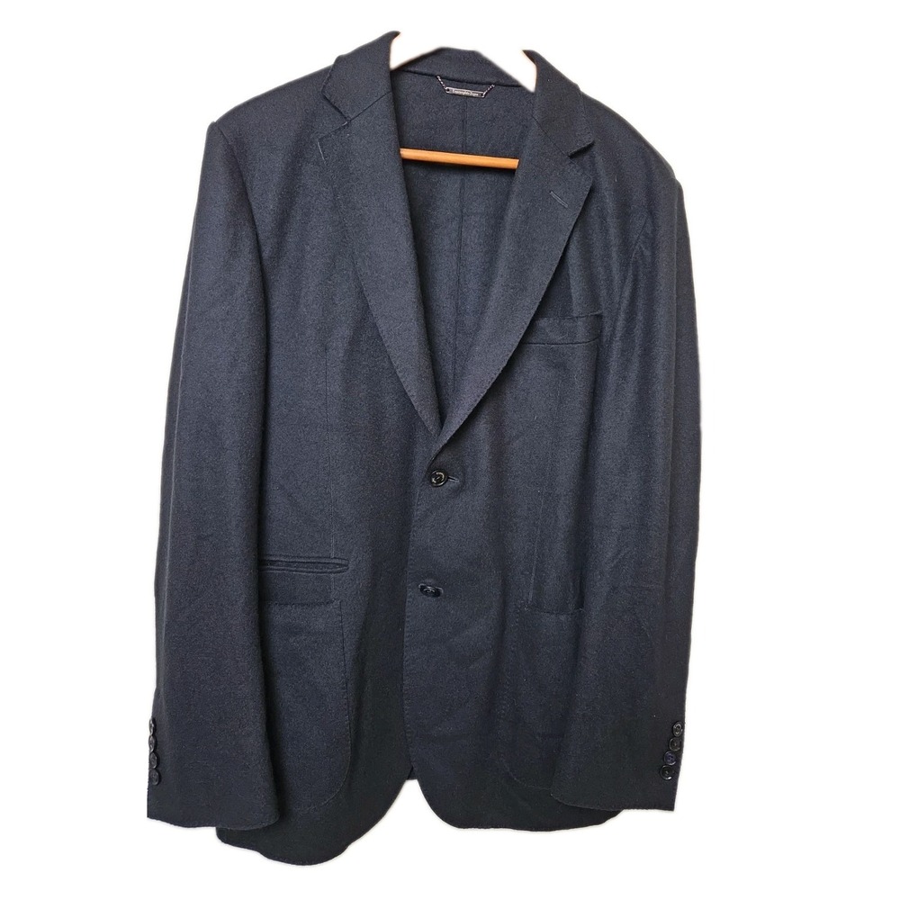 Ermenegildo Zegna 100% Cashmere Felted Jersey Sport Coat Blazer EU 50R US 40R